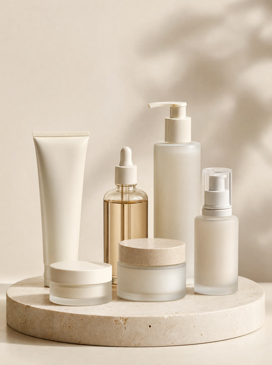 Skincare ad creative